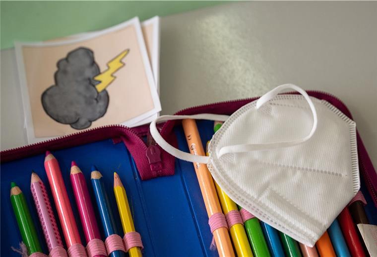 Masken sind schon lange Alltag in der Schule.
