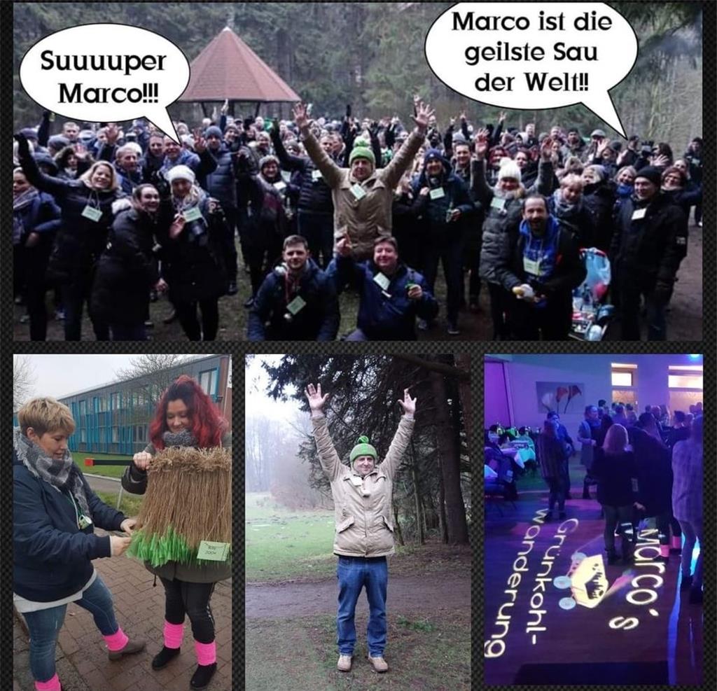 Mehr als 200 Leute. Wow! Fast unvorstellbar zur Zeit. Der "unverbesserliche Marc...