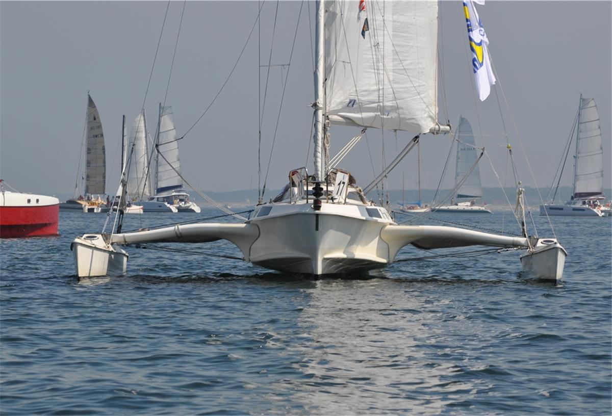 Mehrrumpfboote als Hingucker beim Multihull Meeting in Bremerhaven Mehrrumpfboote gibt es in vielen unterschiedlichen Ausführungen.
