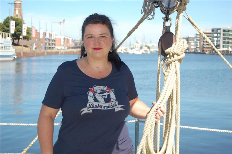 Melanie Heitkämper liebt das maritime Flair. Das will sie auch mit ihrem Modelabel vermitteln.