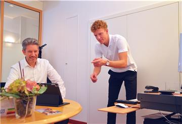 Mentor Mattis Sippel (rechts) und Mentee Lars Müller haben zusammengearbeitet.
