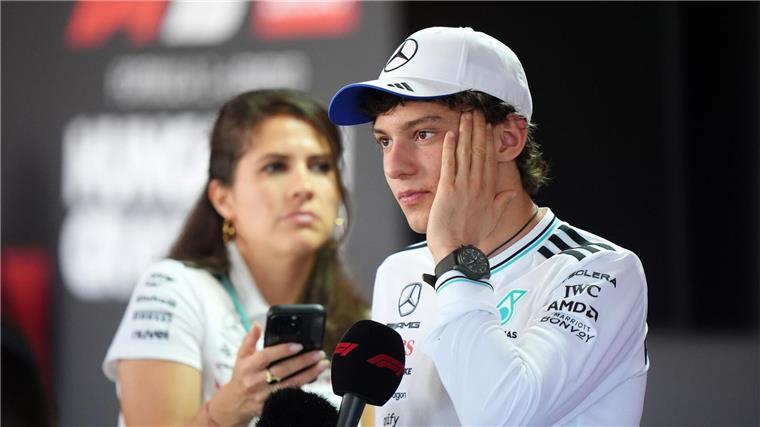 Anschluss verloren: Vertrauenskrise bremst Mercedes-Team Mercedes-Jungstar Kimi Antonelli kämpft mit dem Druck.