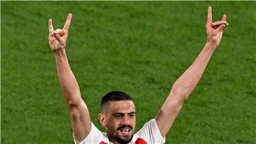 Merih Demiral bejubelte sein Tor gegen Österreich mit einem Handzeichen der „Grauen Wölfe“.