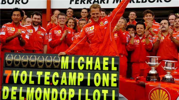 Quälender Beifahrer: Selbstzweifel unter Formel-1-Stars Michael Schumachers Karriere kreist um Spa.
