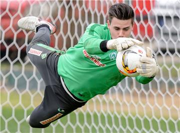 Michael Zetterer von Werder Bremen 2016 im Trainingslager im türkischen Belek.