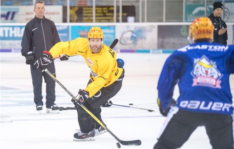 Fischtown Pinguins: Tag der Fans wieder vor dem Mediterraneo Mike Hoeffel und der Rest der Fischtown Pinguins freuen sich auf den Tag der Fans.
