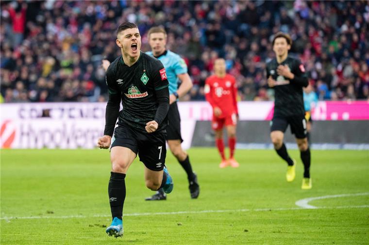 Abstiegskampf: So könnte Werder gegen Mainz 05 auflaufen Milot Rashica will mit Werder Bremen wieder ausgiebig jubeln. Der Stürmer ist für das Spiel gegen Mainz 05 gesetzt.