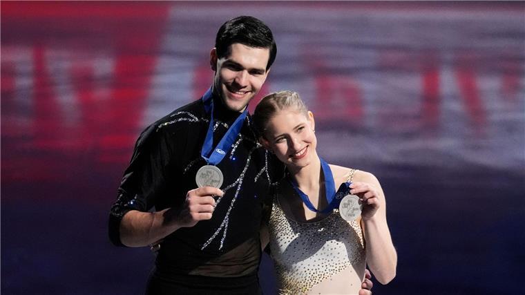 Minerva Hase und Nikita Wolodin holten bei der Eiskunstlauf-WM Silber und sind auch bei Olympia Medaillenkandidaten.