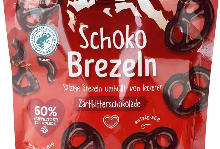 MisterChoc Schoko Brezeln Zartbitterschokolade, 140g
