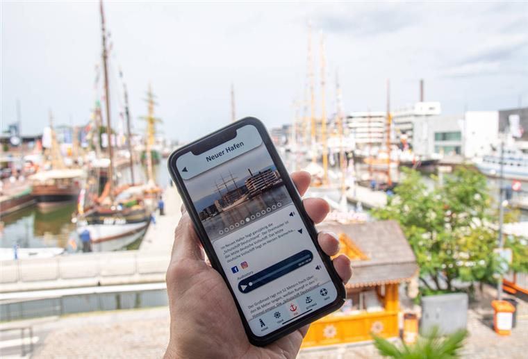 Bremerhaven: Virtuelle Stadtführungen mit neuer App Die neue App BremerhavenGuide