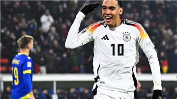 Mit dem Kopf erfolgreich: Jamal Musiala. 