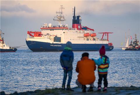 Die „Polarstern“ startet am Montag (22.5.) vom Heimathafen Bremerhaven.