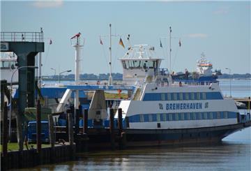 Die Fähre "Bremerhaven".