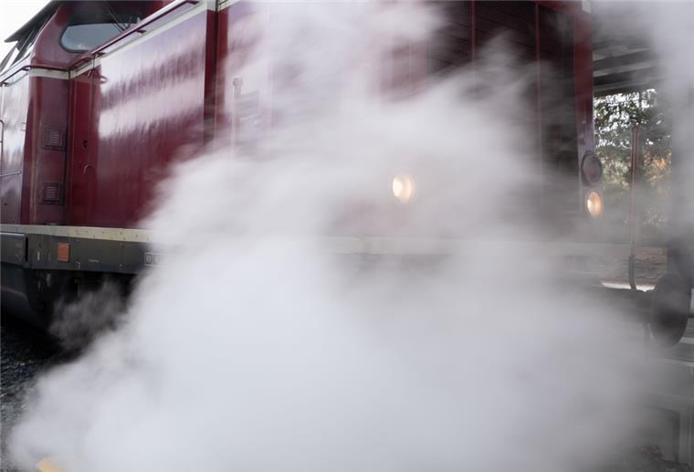 Eine Diesellok aus dem Jahr 1962 