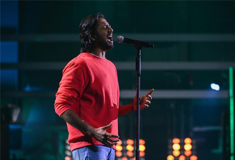 Mit Erfolg unterwegs: Vikrant Subramanian bei den Blind Auditions der 13. Staffel von The Voice of Germany. 