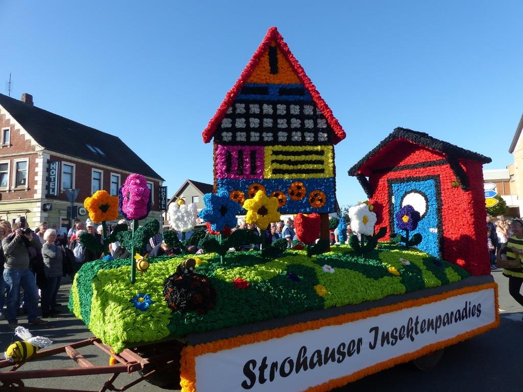 Mit ihrem Insektenhotel trafen die Strohauser genau den Nerv der Jury und der Zu...