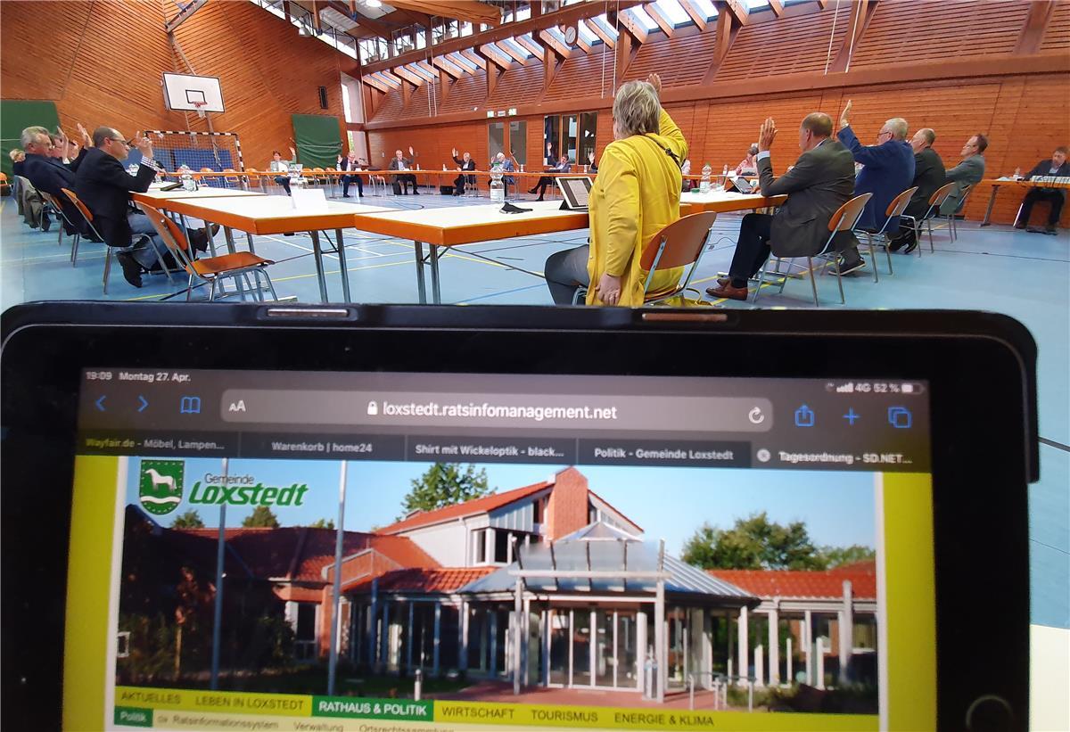 Loxstedt: So läuft Kommunalpolitik in Corona-Zeiten Mit Sicherheitsabstand und viel Harmonie bei den Beschlüssen: In dieser Woche hat der Loxstedter Rat in der Nesser Mehrzweckhalle getagt.