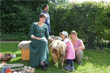 Mittelalterliches Burgfest in Bad Bederkesa.