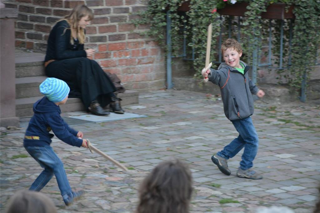 Mittelalterliches Burgfest in Bad Bederkesa.