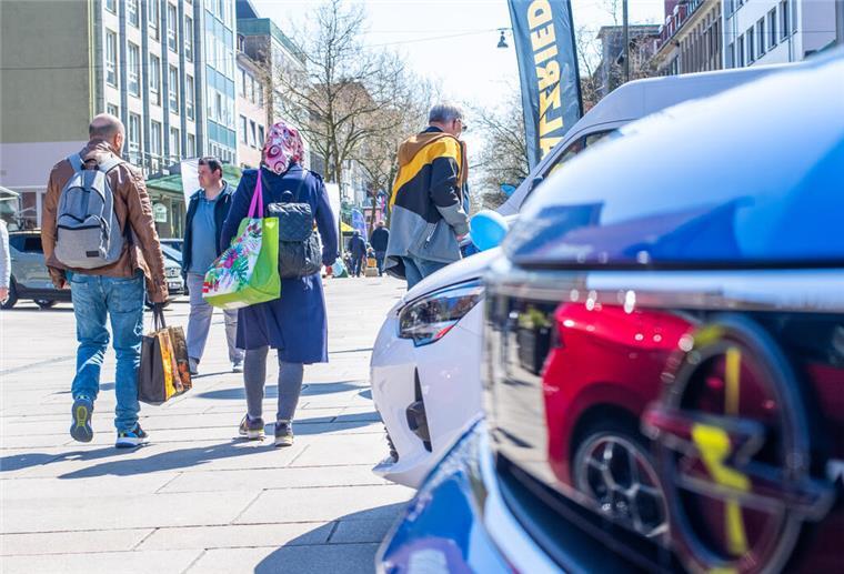 Mobilitätsmeile in der Bremerhavener Innenstadt. 