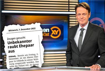 Moderator Rudi Cerne präsentiert bei der Fernseh-Sendung „Aktenzeichen XY... ungelöst“ am Mittwoch, 3. Juli, auch einen  Fall aus Uthlede. 