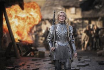 Morfydd Clark spielt Galadriel, die Hauptrolle in "Der Herr der Ringe - Die Ringe der Macht".
