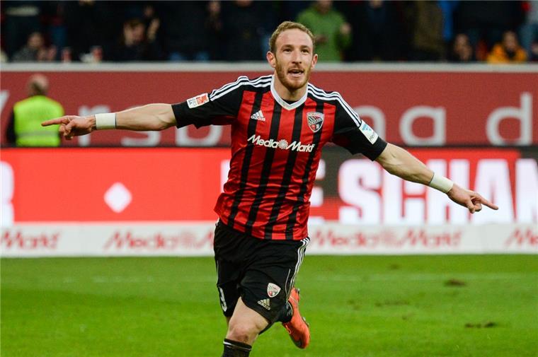 Zahl des Tages: 14 Moritz Hartmann hat 5 der 14 Saisontore des FC Ingolstadt erzielt. Foto Weigel/dpa