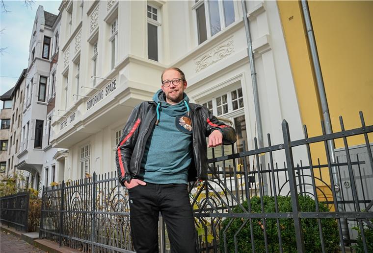 Neue Räume für die Gründerszene in Bremerhaven-Lehe Moritz Schmeckies hat neue Ideen für das Goethe-Camp in der Goethestraße in Lehe.