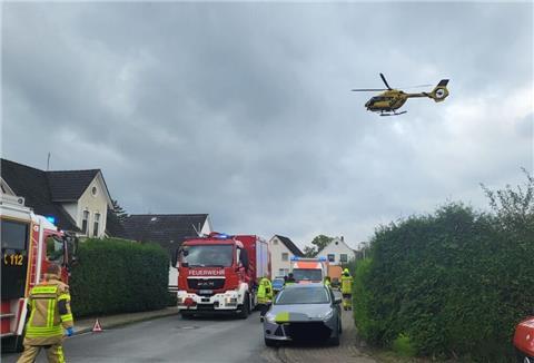 Nach dem Unfall wurde die Jugendliche in ein Krankenhaus geflogen.