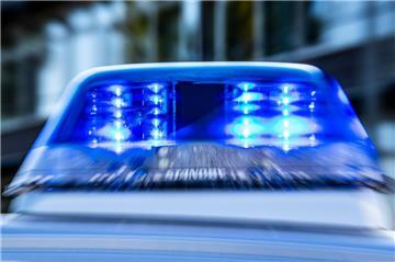 Blaulicht der Polizei. 