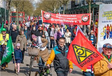Nach längerer Pause wird wieder zum 1. Mai in der Innenstadt demonstriert.