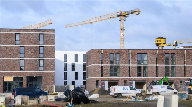Wohnungsbau in Niedersachsen geht zurück Neue Wohnungen werden vielerorts benötigt, doch der Neubau in Niedersachsen stockt. (Archivbild)
