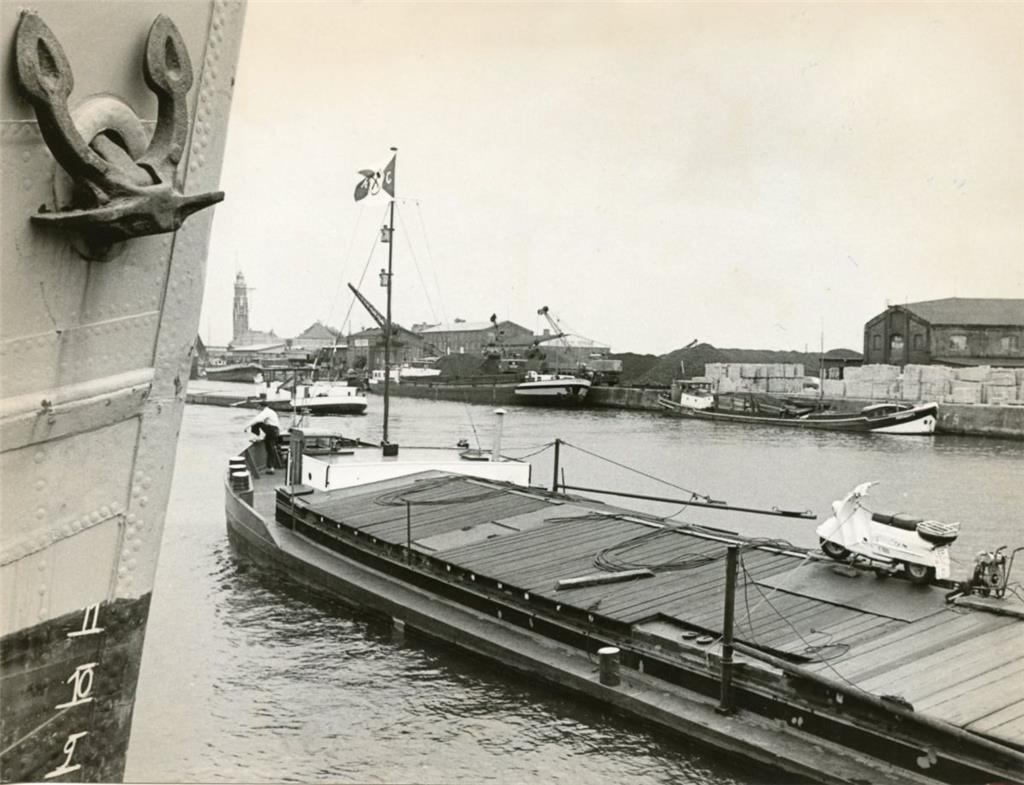 Neuer Hafen im Juli 1963. Foto NZ-Archiv