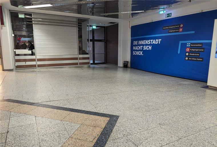 Nicht alle Veränderungen im Columbus-Shopping-Center sind positiv: Die Snack-Ecke von „Ditsch“ ist verschwunden.