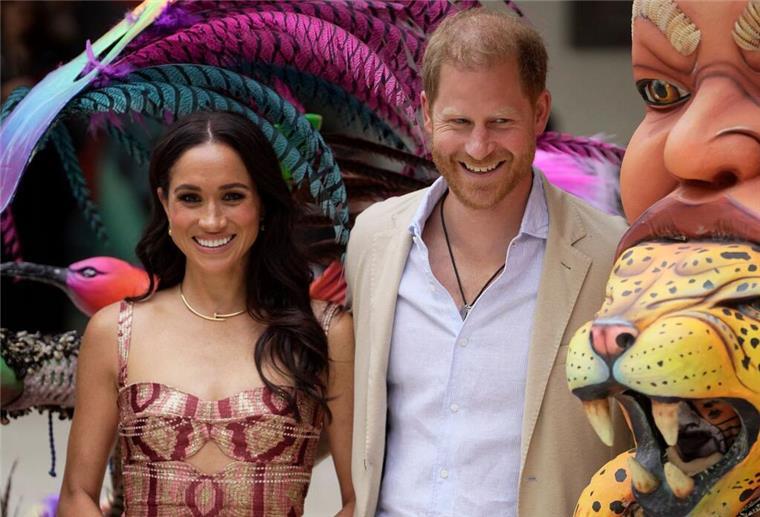 Nicht mehr im Dienste der Krone: Meghan und Harry - hier bei einem Besuch in Kolumbien. (Archivbild)