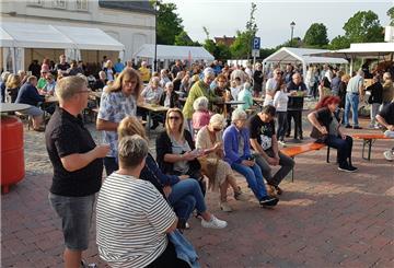 Nicht nur Blexerinnen und Blexer tummelten sich am Wochenende beim Blexer Markt.privat
