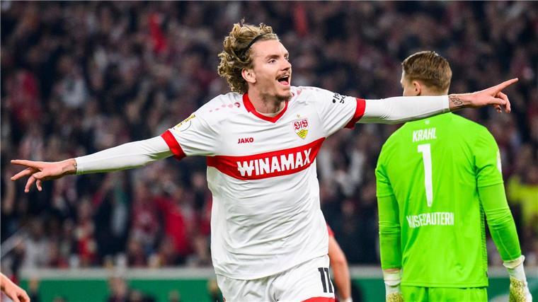 Nick Woltemade traf für den VfB Stuttgart.