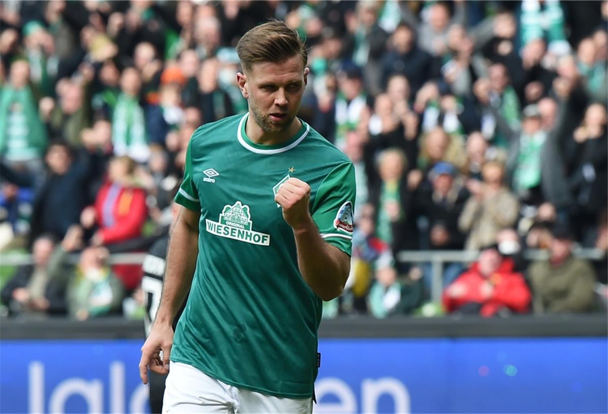 Werder schlägt Dresden: Jetzt sieben Punkte vor HSV und Schalke Niclas Füllkrug schoss gegen Dresden zwei Tore.