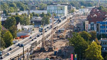 Niedersachsen modernisiert Straßen und Brücken, eines von vielen Projekten ist der Umbau des Südschnellwegs in Hannover.