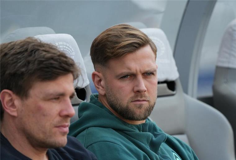Werder Bremen muss auch in Leipzig auf Niclas Füllkrug verzichten Niclas Füllkrug auf der Bank