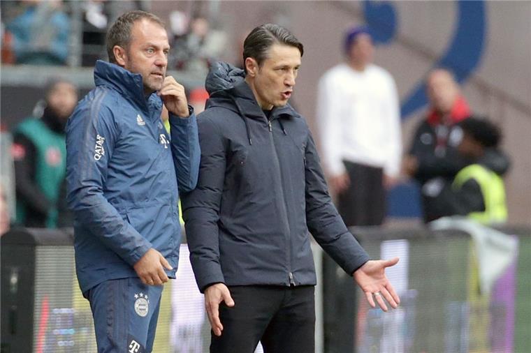 Niko Kovac (rechts) musste beim FC Bayern gehen, Hansi Flick hat übernommen. 