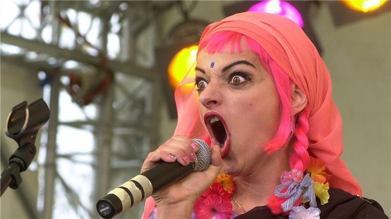 Nina Hagen bei einem Auftritt. (Archivbild)