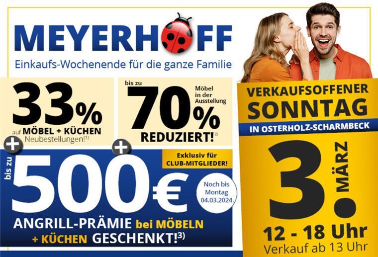 MEYERHOFF in OHZ grillt an! Einkaufsspektakel mit verkaufsoffenem Sonntag MEYERHOFF Verkaufsoffener Sonntag