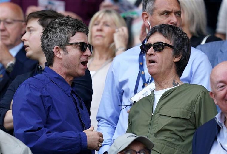 Oasis-Jubiläen: Comeback der zerstrittenen Gallagher-Brüder? Noel Gallagher ist häufig bei Spielen seines Lieblingsclubs Manchester City auf der Tribüne. (Archivbild)
