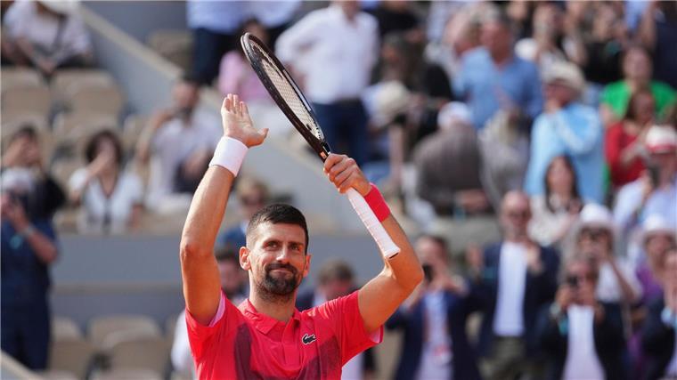 Novak Djokovic ist bei den French Open noch ohne Satzverlust.