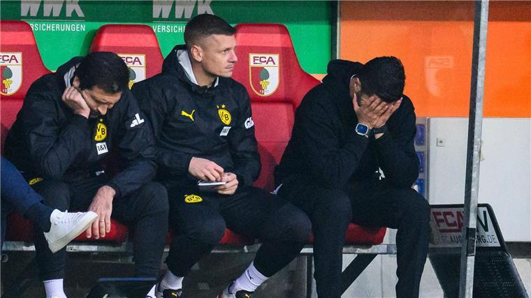 Sahins bittere Woche: Nächster BVB-Flop - „Müssen liefern“ Nuri Sahin (r) kann nicht mehr hinschauen: Der BVB verliert schon wieder auswärts.