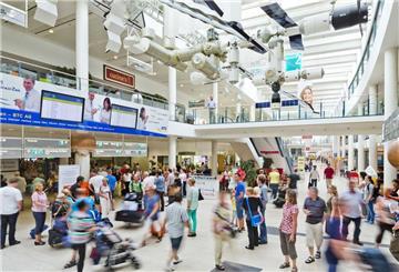 Der Bremer Flughafen von Innen.