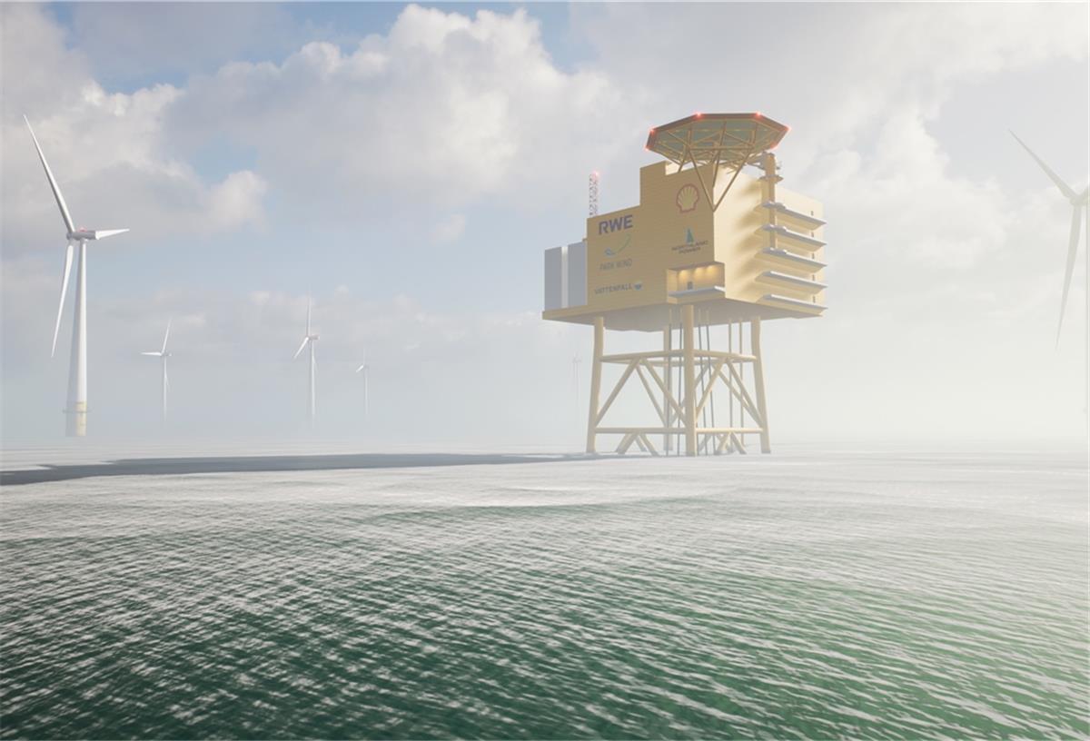 Helgoland setzt auf Wasserstoff Offshorewindparks in der Nordsee sollen Wasserstoff produzieren.