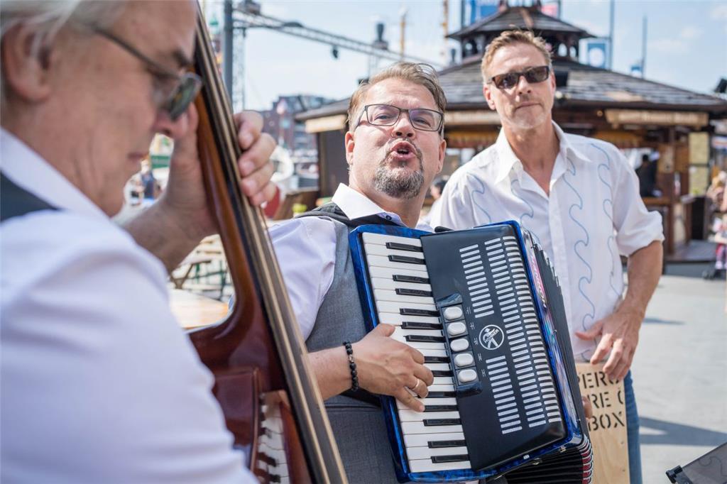 Ohne Musik geht es nicht. Seestadtfest 2018 in Bremerhaven. Foto: Hartmann