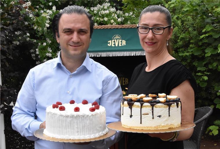 Frühstück im Hemingway Okan Odmann und Jasmin Riemenschneider-Odmann stellen auch ihre Torten selbst her.